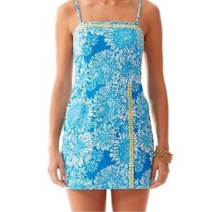 Lilly Pulitzer Ariel Blue Lion in the Sun "Jesse Romper" - Size 4